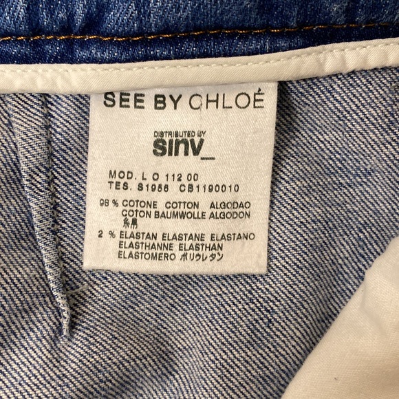 See by Chloe Denim Shorts, 4 - Picture 5 of 7